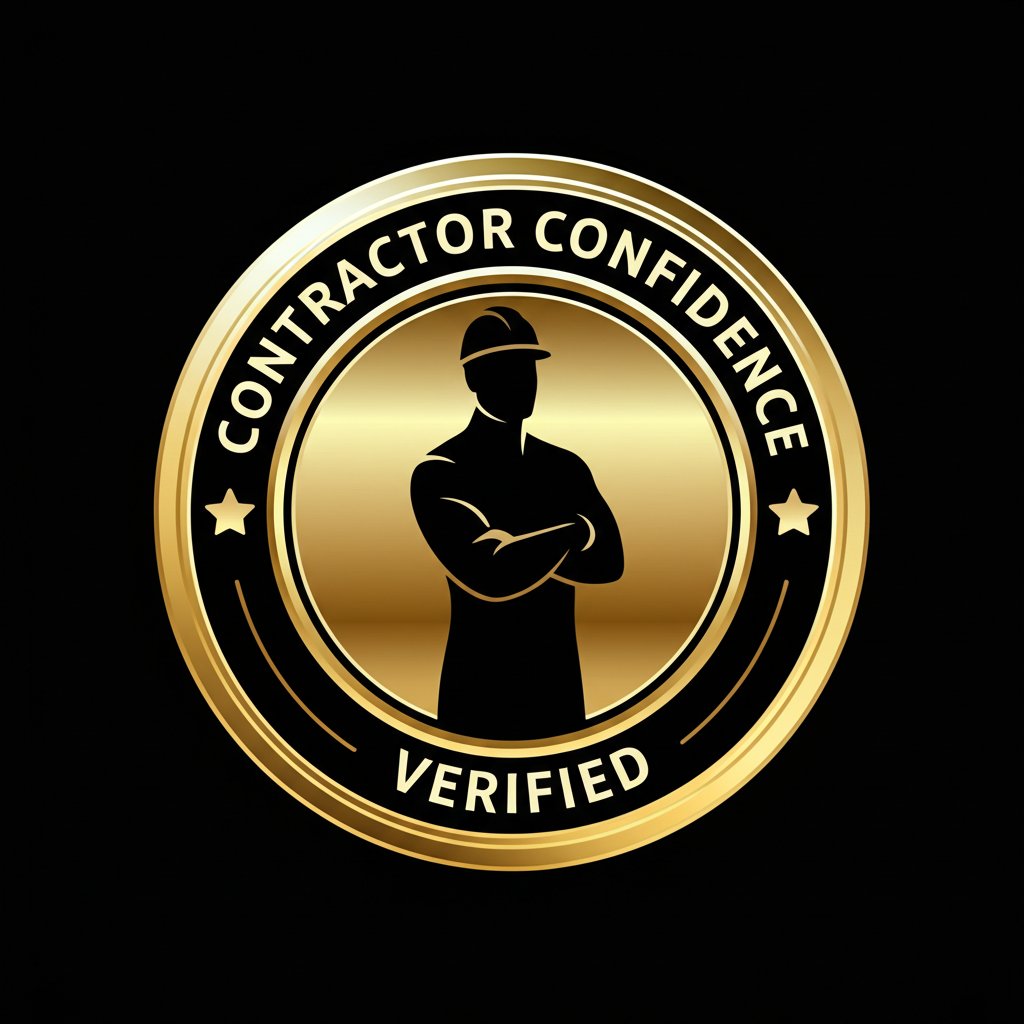 Contractor confidence badge